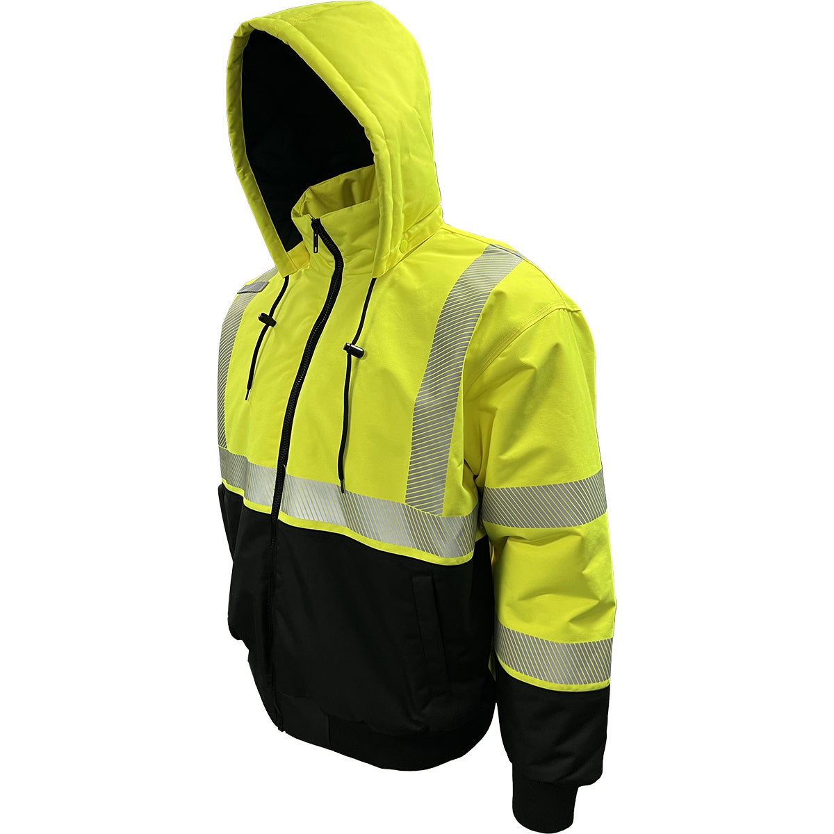 Reflective Apparel™: ANSI Type R Class 3 Heavy-Duty Waterproof High-Visibility Jacket