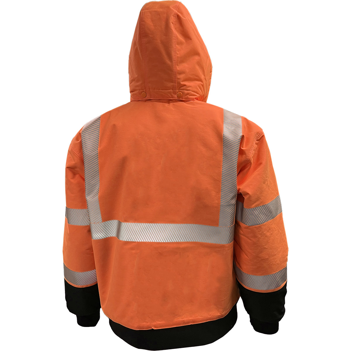 Reflective Apparel™: ANSI Type R Class 3 Heavy-Duty Waterproof High-Visibility Jacket