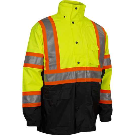 PIP Reflective Apparel 431CS ANSI Type R Class 3 Waterproof 3-Seasons Parka - Outer Shell