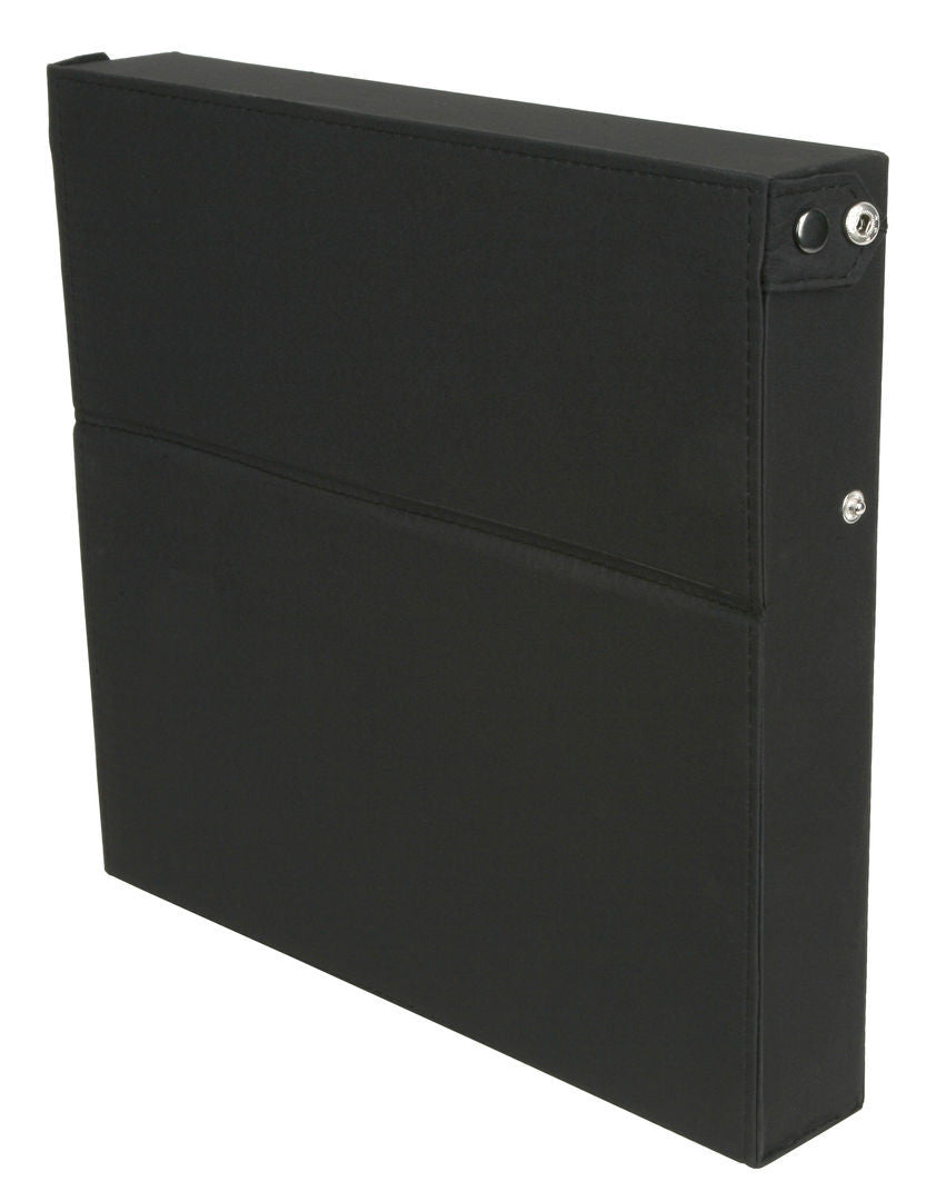 MCR Safety ESC10 - Black Eyewear Display Case - Holds 10 Pair Average Size Safety Glasses - Perfect for Show Displays and Sales Travel - Foldable Top Pivots to Form a Display Stand — manufacturer image 3