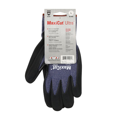 ATG 44-3745T – Seamless Knit A3 Engineered Yarn Glove with Premium Nitrile Coated MicroFoam Grip on Palm & Fingers - Touchscreen - Hang Tagged