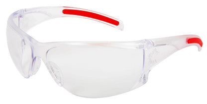 MCR Safety HK1 - Hulk® HK1 Series Safety Glasses - Soft, Secure TPR Nose Piece - Non-Slip Soft Temple Inserts - Generous Lens Provides Excellent Eye Coverage — manufacturer image 2