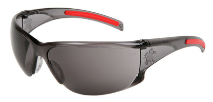 MCR Safety HK1 - Hulk® HK1 Series Safety Glasses - Soft, Secure TPR Nose Piece - Non-Slip Soft Temple Inserts - Generous Lens Provides Excellent Eye Coverage — manufacturer image 5