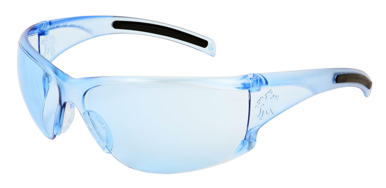 MCR Safety HK1 - Hulk® HK1 Series Safety Glasses - Soft, Secure TPR Nose Piece - Non-Slip Soft Temple Inserts - Generous Lens Provides Excellent Eye Coverage — manufacturer image 6