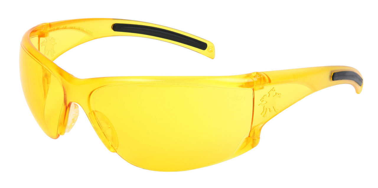 MCR Safety HK1 - Hulk® HK1 Series Safety Glasses - Soft, Secure TPR Nose Piece - Non-Slip Soft Temple Inserts - Generous Lens Provides Excellent Eye Coverage — manufacturer image 8
