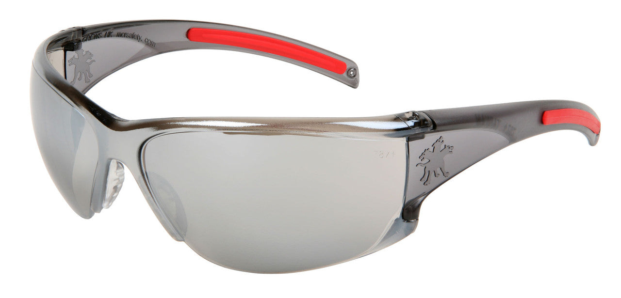 MCR Safety HK1 - Hulk® HK1 Series Safety Glasses - Soft, Secure TPR Nose Piece - Non-Slip Soft Temple Inserts - Generous Lens Provides Excellent Eye Coverage — manufacturer image 9