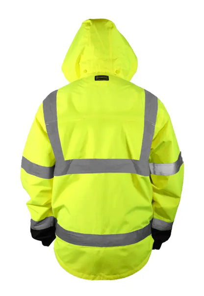 Black Bottom Ripstop Rain Jacket