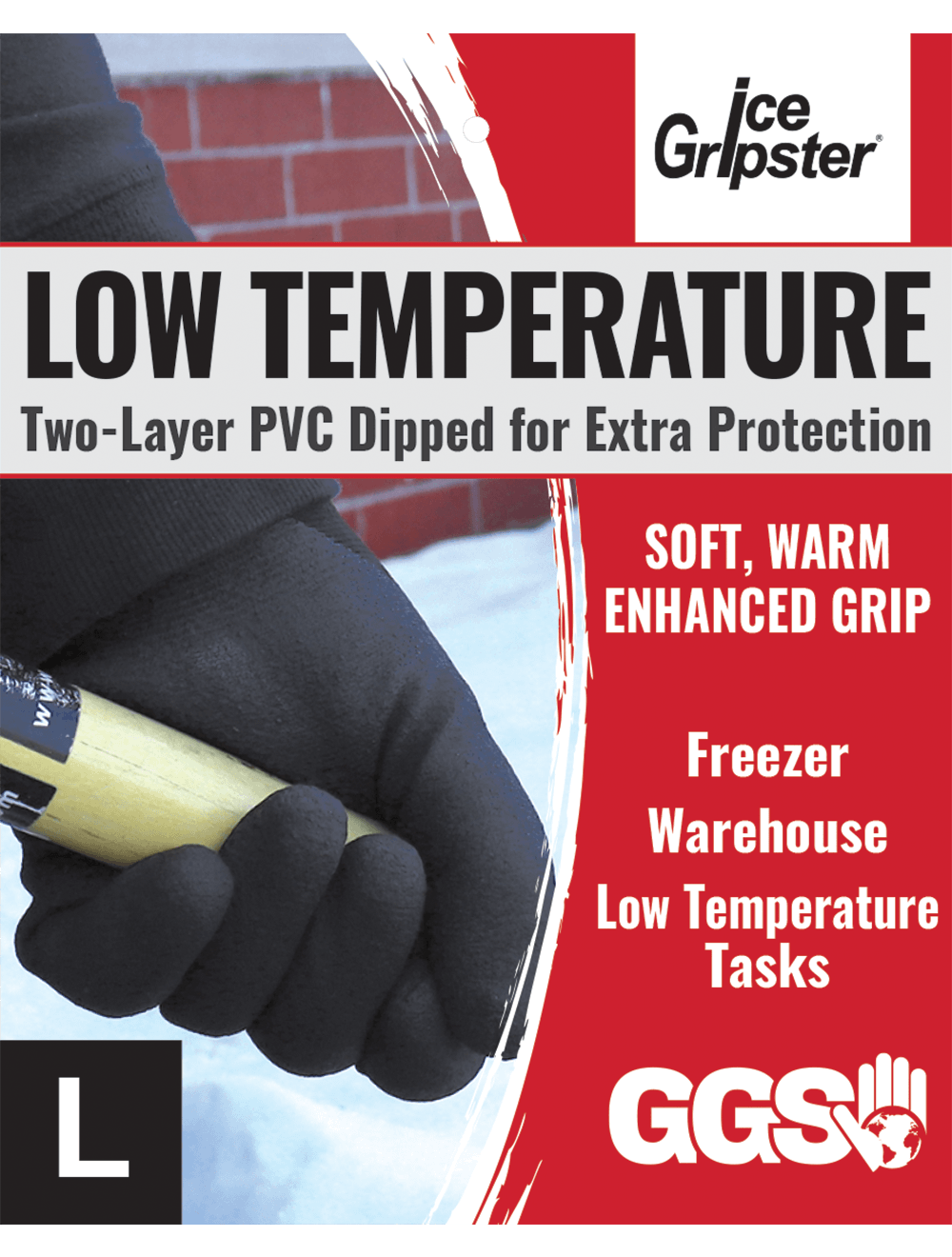 Gripster® - 348INT - Cut Resistant Gloves - cut level A2 - black