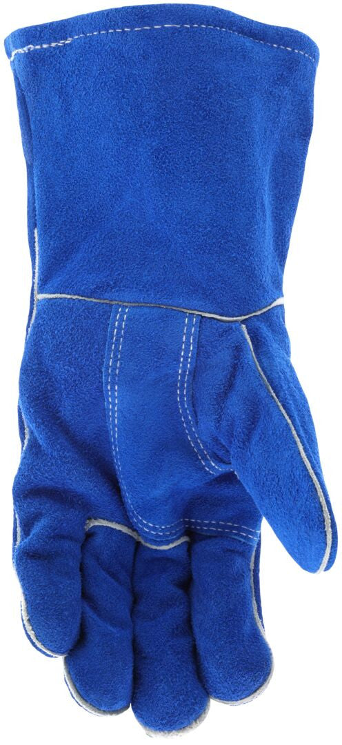 Cowhide Split Leather Welding Gloves, CV-C+ Grade, Jersey Lined