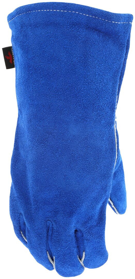 Cowhide Split Leather Welding Gloves, CV-C+ Grade, Jersey Lined