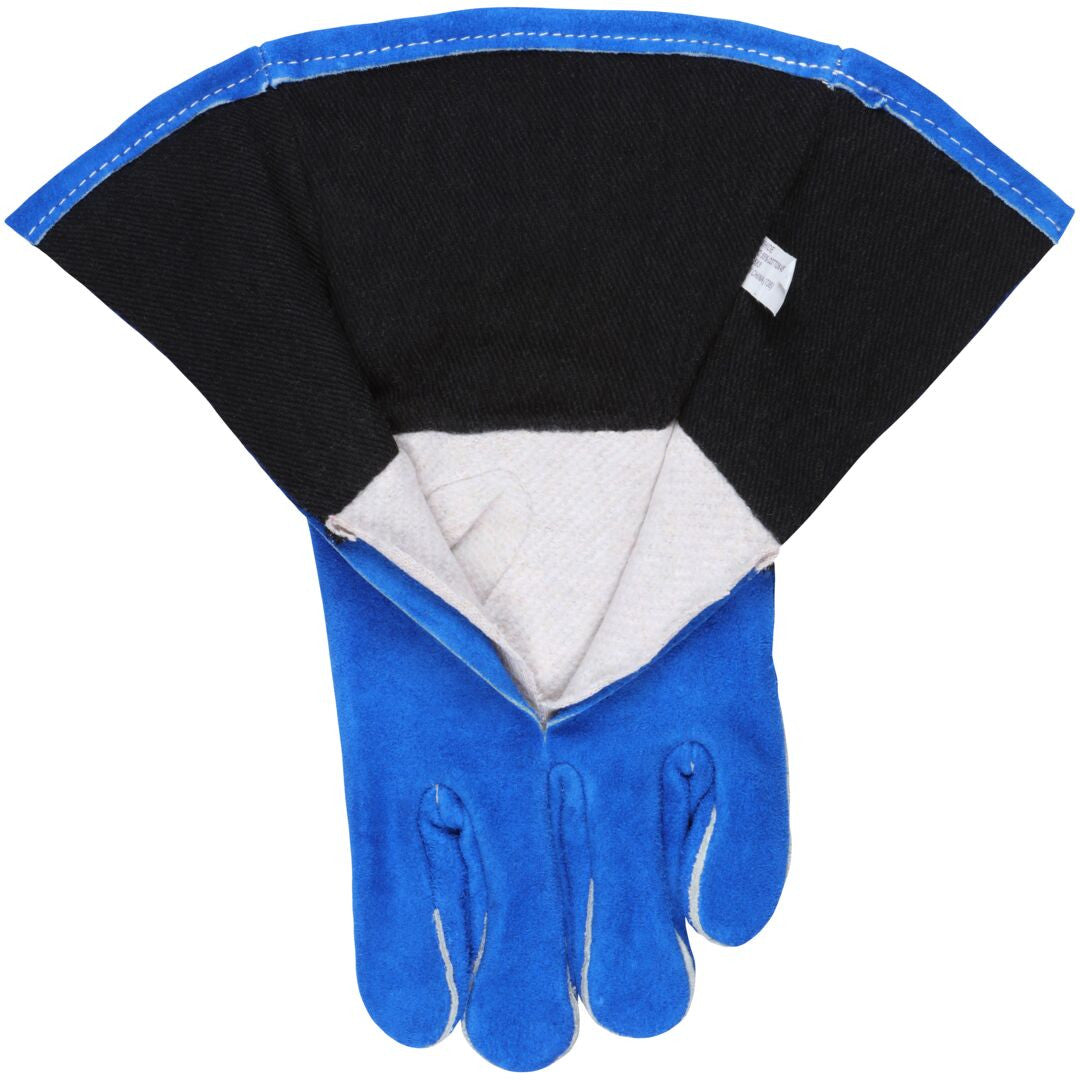 Cowhide Split Leather Welding Gloves, CV-C+ Grade, Jersey Lined