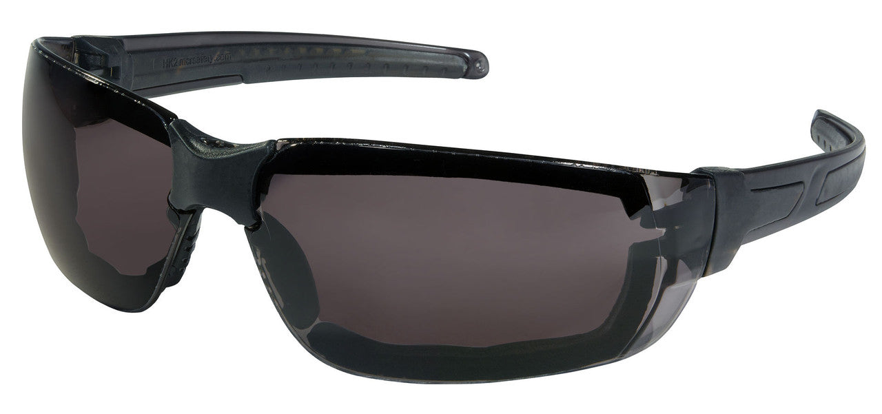 MCR Safety HK3 - Hulk® HK3 Series Safety Glasses - Frameless Design - Non-Slip Temples - Soft Secure TPR Nose Piece - Closed Cell Foam Lining — manufacturer image 5