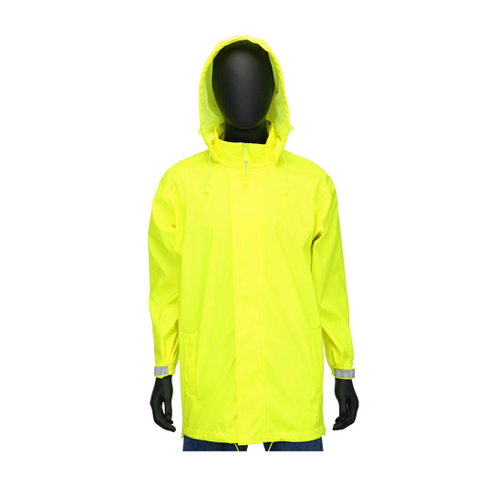 West Chester® Hi-Vis Stretch Rain Jacket