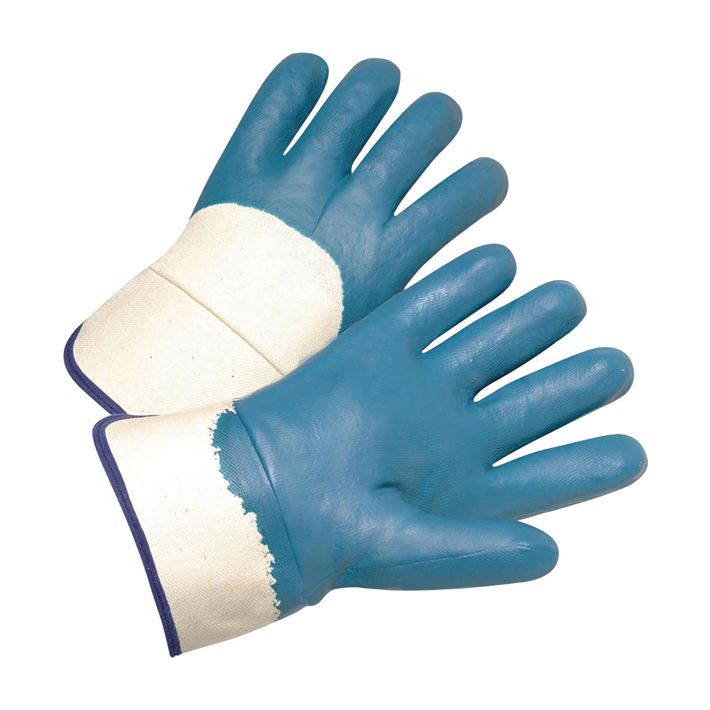PIP® Nitrile Dipped Glove with Jersey Liner & Heavyweight Smooth Grip on Palm Fingers & Knuckles - Safety Cuff