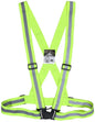 MCR Safety HVS18 - Sash with Full Elastic Stretch Bands - Stretch Silver Reflective Stripes - Adjustable Chest and Waist - Easy Release Front Closure - Fully Adjustable Sash Adds Hi-visibility Color and Reflectivity for Added Safety