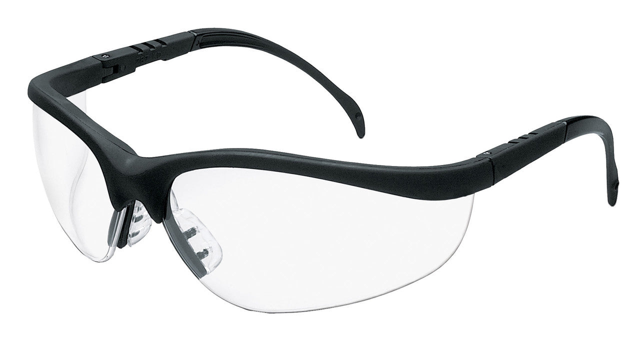 MCR Safety KD1 - Klondike® KD1 Series Safety Glasses - Soft, Comfortable and Secure TPR Nose Piece - Adjustable Temple Length — manufacturer image 4