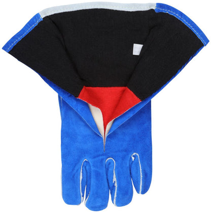 Blue Beast Cowhide Split Leather Welding Gloves, Foam Lined, 13"

Wait — I was told not to include size. Let me redo:

Blue Beast Premium Cowhide Split Leather Welding Gloves, Foam