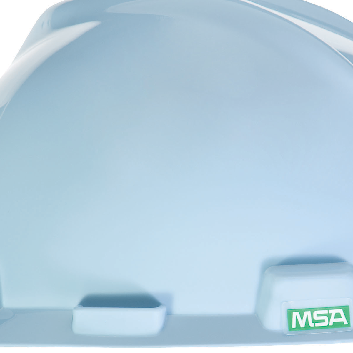 MSA V-Gard® Hard Hat Cap Style - V-Gard Slotted Cap, Robin Egg Blue, w/Staz-On Suspension