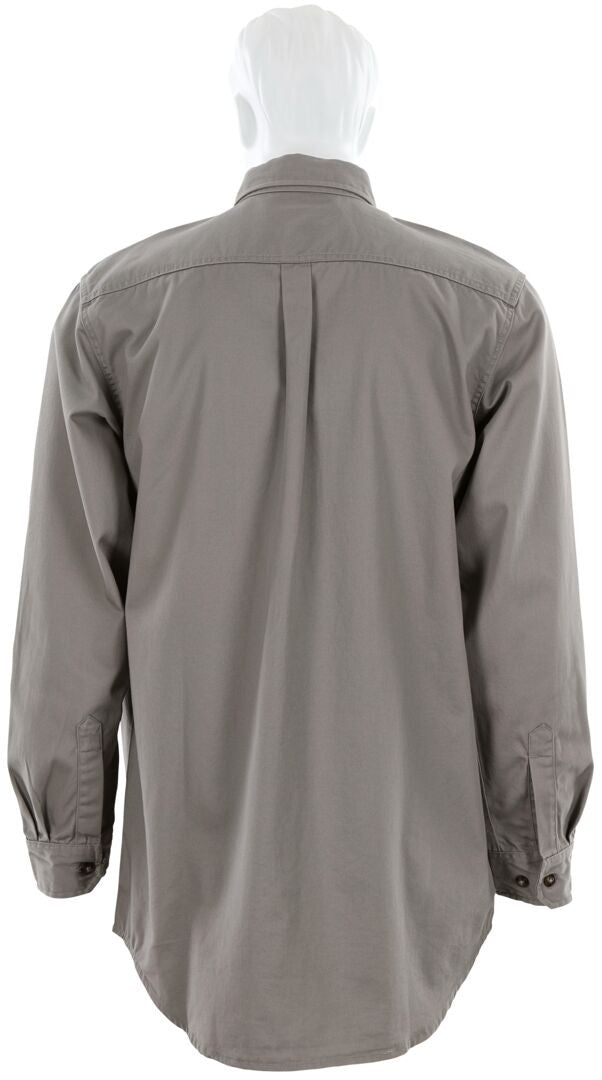 MCR Safety S1G - MCR Safety FR Gear - Flame Resistant (FR) Work Shirt - 100% Cotton - Gray Flame Resistant Shirt - NFPA 70E and NFPA 2112 Compliant — manufacturer image 3