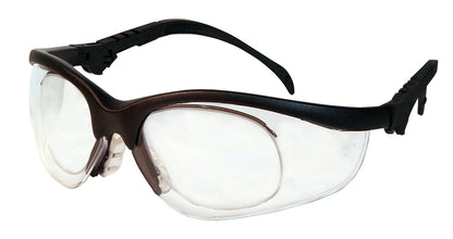 MCR Safety RX - Clear Prescription Inserts, Fits Klondike® KD3 Safety Glasses, Polycarbonate Lenses, Nickel Alloy Frame — manufacturer image 3