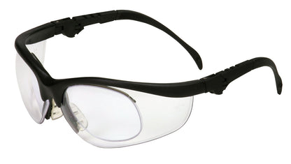 MCR Safety RX - Clear Prescription Inserts, Fits Klondike® KD3 Safety Glasses, Polycarbonate Lenses, Nickel Alloy Frame — manufacturer image 4