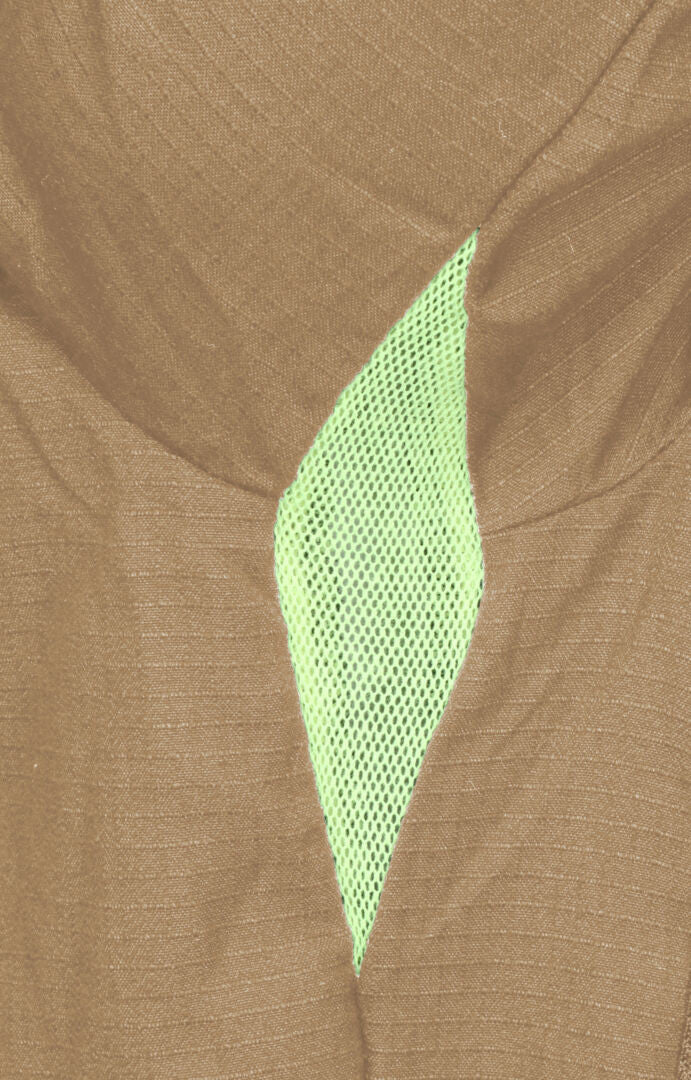 MCR Safety SBS1003 - Summit Breeze® Flame Resistant (FR) Shirt - Tan 5.5-ounce Inherent Blend Material - Long Sleeve with Vented Underarms and Back - CAT-2 - ASTM F1930 Tested - Less Than 5% Body Burn when Worn with our P2D Jeans — manufacturer image 5