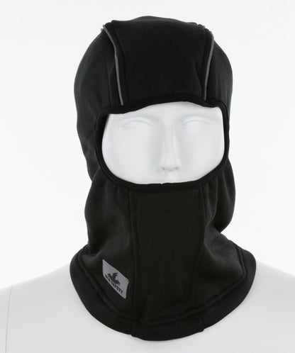 MCR Safety BLCVB - Polyester Fleece Lined Balaclava - Black with Reflective Binding - One Size Fits All - 250-Gram Polyester Fleece Lining - Comfortable and Warm — manufacturer image 2