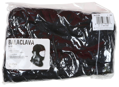 MCR Safety BLCVB - Polyester Fleece Lined Balaclava - Black with Reflective Binding - One Size Fits All - 250-Gram Polyester Fleece Lining - Comfortable and Warm — manufacturer image 6