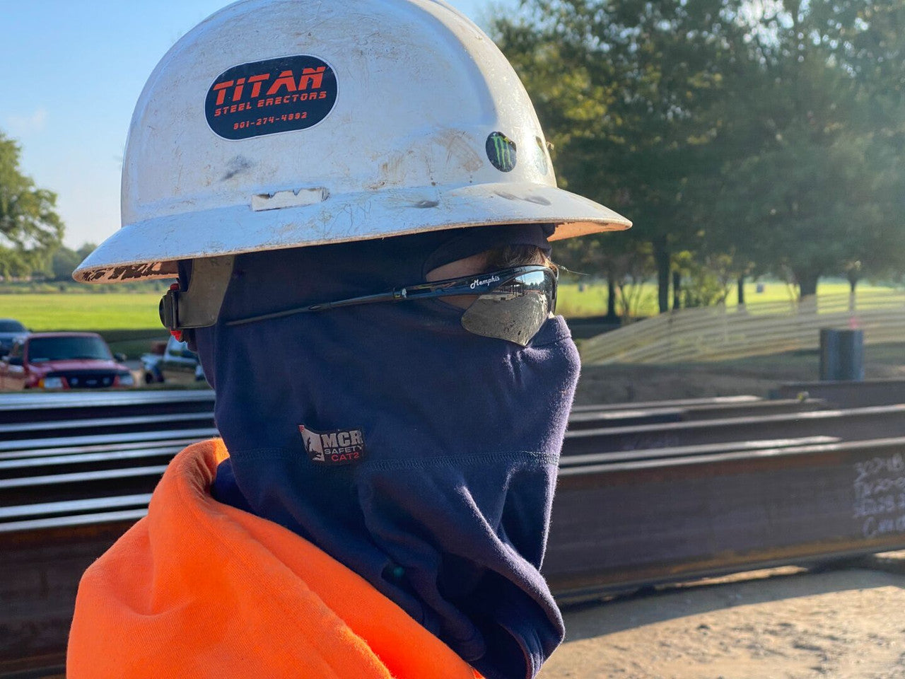 MCR Safety BLCVTCN - MCR Safety FR Gear - Flame Resistant (FR) CAT2 Balaclava - One Size Fits All - Flame Resistant (FR) Balaclava Provides Additional Warmth and Protection — manufacturer image 6