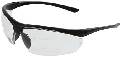 MCR Safety VL2 - VL2 Series Safety Glasses - Soft Secure TPR Nose Piece - Streamlined 3-Point Ratcheting Temples - Athletic Inspired Design - Dual Segment Reader Options and Photochromic Option Available — Sold by Pair — manufacturer image 10