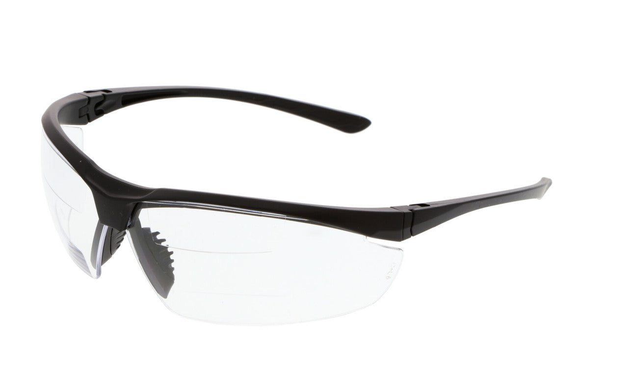 MCR Safety VL2 - VL2 Series Safety Glasses - Soft Secure TPR Nose Piece - Streamlined 3-Point Ratcheting Temples - Athletic Inspired Design - Dual Segment Reader Options and Photochromic Option Available — Sold by Pair — manufacturer image 11