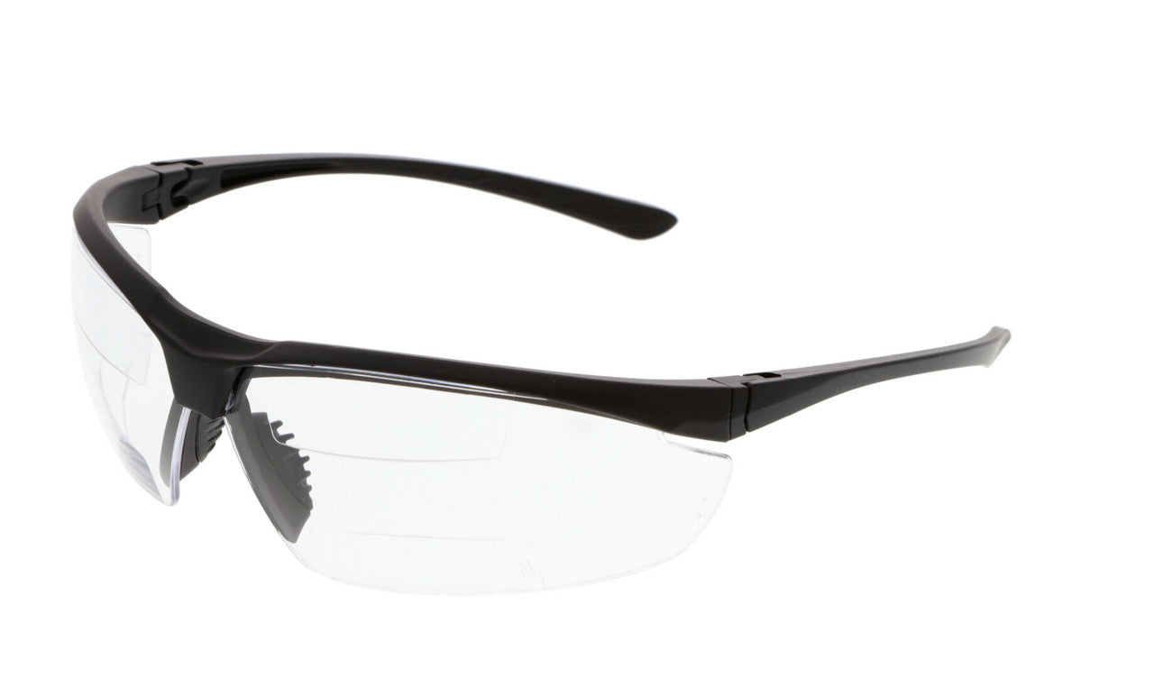 MCR Safety VL2 - VL2 Series Safety Glasses - Soft Secure TPR Nose Piece - Streamlined 3-Point Ratcheting Temples - Athletic Inspired Design - Dual Segment Reader Options and Photochromic Option Available — Sold by Pair — manufacturer image 13