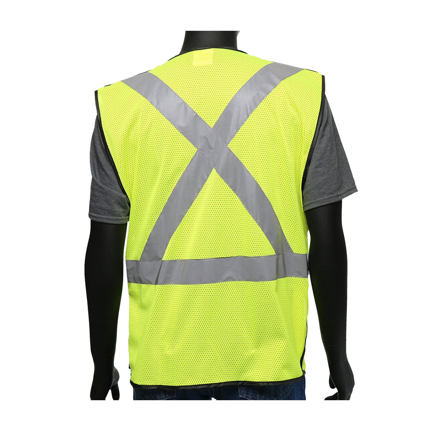 Viz-Up™: ANSI Type R Class 2 Three Pocket Expandable Mesh Breakaway Vest