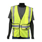 Viz-Up™: ANSI Type R Class 2 Three Pocket Expandable Mesh Breakaway Vest