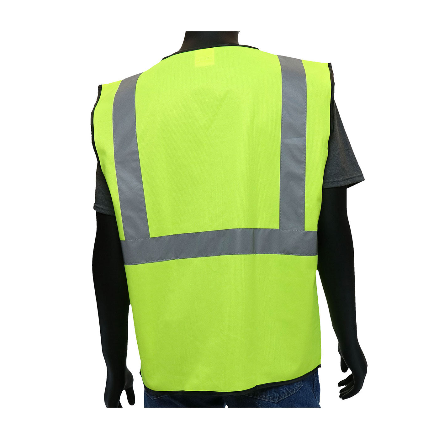 Viz-Up™ ANSI Type R Class 2 Value Four Pocket Solid Vest