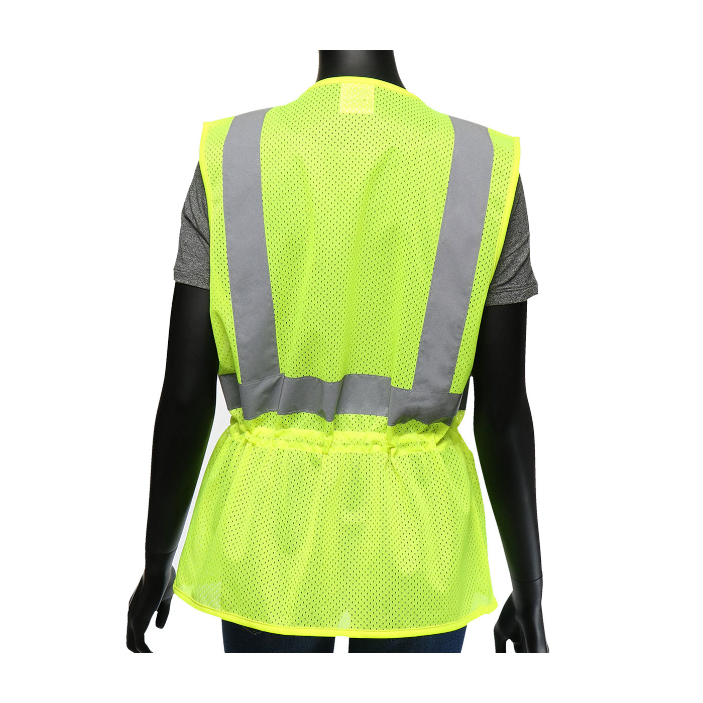 Viz-Up™ ANSI Type R Class 2 Women's Contoured Mesh Vest with Adjustable Waist