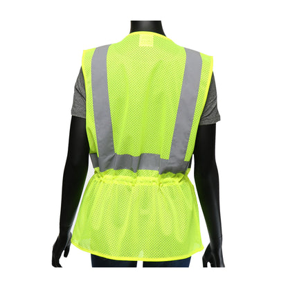 Viz-Up™ ANSI Type R Class 2 Women's Contoured Mesh Vest with Adjustable Waist