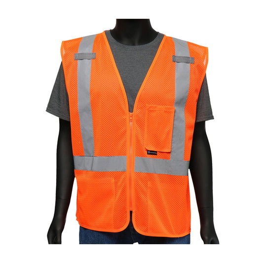 Viz-Up™ ANSI Type R Class 2 Three Pocket Mesh Vest