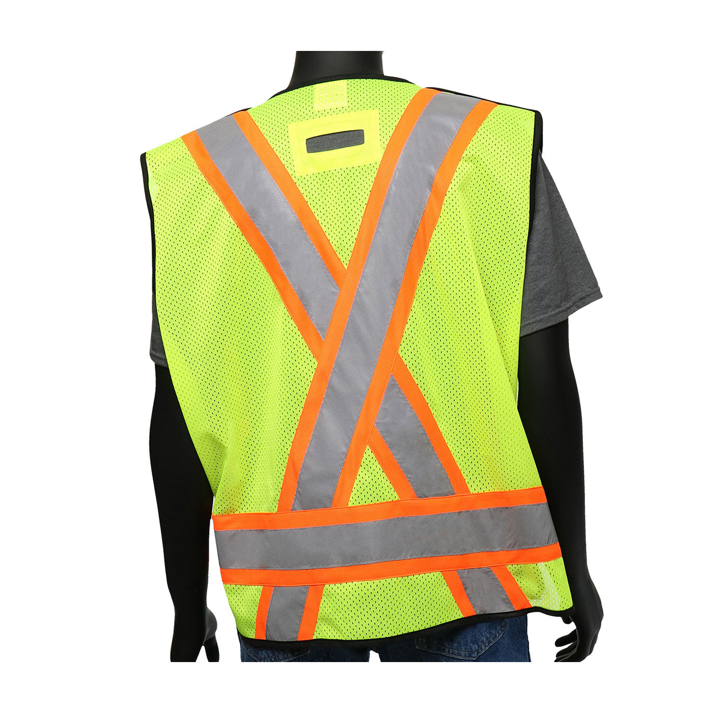 Viz-Up™ ANSI Type R Class 2 Two-Tone X-Back Breakaway Mesh Vest