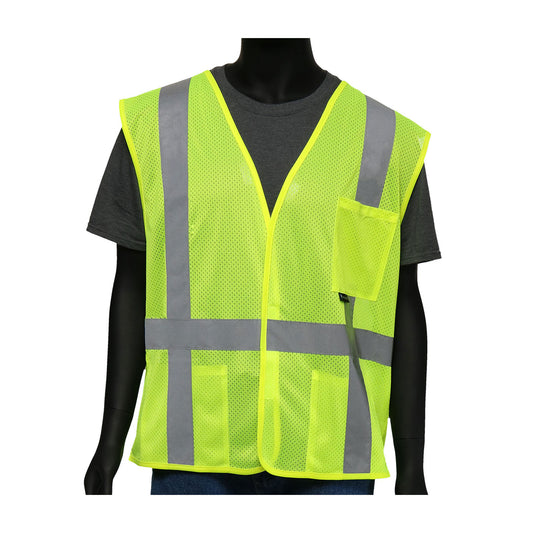 Viz-Up™ ANSI Type R Class 2 FR Treated Three Pocket Mesh Vest