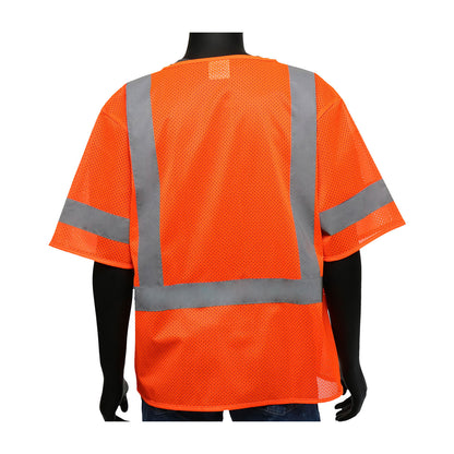 Viz-Up™ ANSI Type R Class 3 Value Three Pocket Mesh Vest
