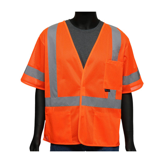 Viz-Up™ ANSI Type R Class 3 Value Three Pocket Mesh Vest