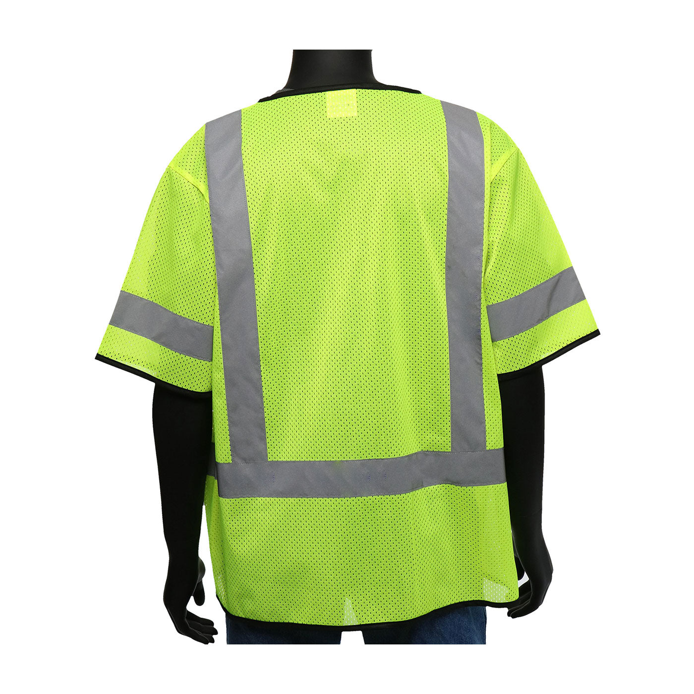 Viz-Up™ ANSI Type R Class 3 Three Pocket Zipper Mesh Vest