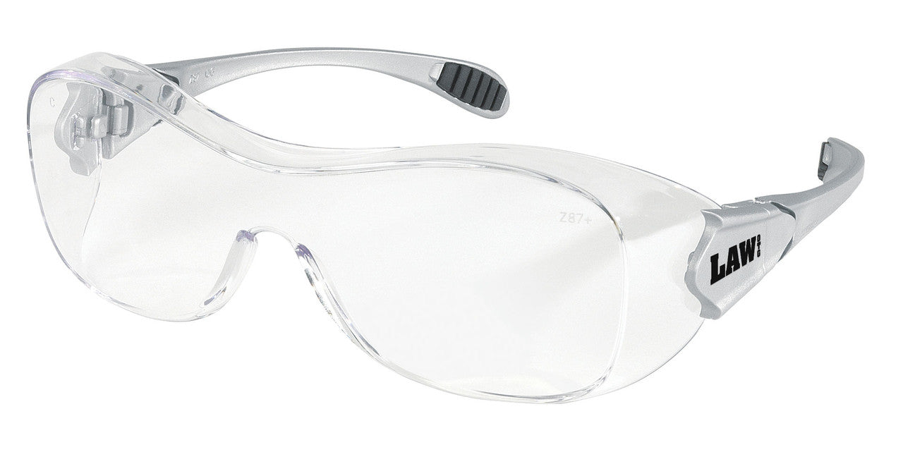 MCR Safety OG1 - Law® OTG Series - Over-the-Glass Safety Glasses - TPR Temple Inserts - Oversized Frame and Lens Fit Over Most Prescription Glasses — manufacturer image 6