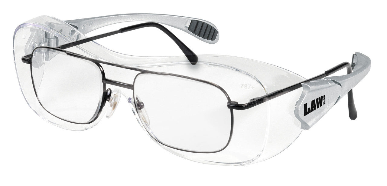 MCR Safety OG1 - Law® OTG Series - Over-the-Glass Safety Glasses - TPR Temple Inserts - Oversized Frame and Lens Fit Over Most Prescription Glasses — manufacturer image 7