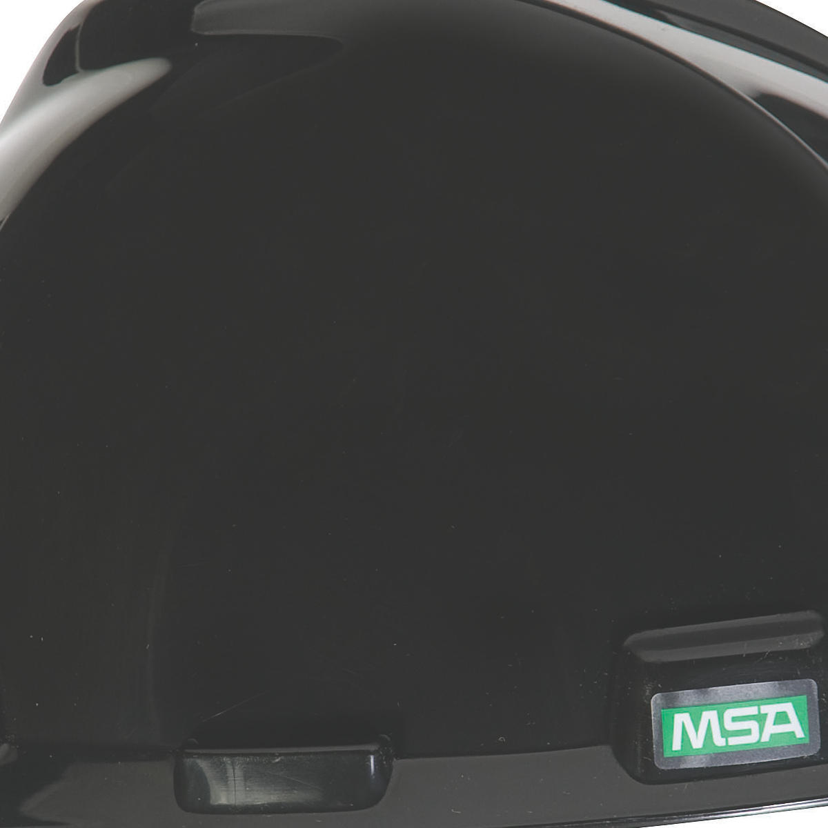 MSA V-Gard® Hard Hat Cap Style - V-Gard Slotted Cap, Black, w/Staz-On Suspension
