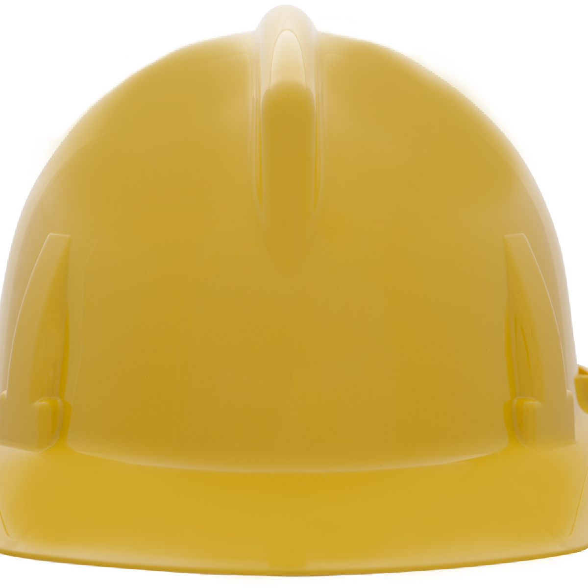 MSA Topgard® Hard Hat Cap Style - Topgard Slotted Cap, Yellow, w/Fas-Trac III Suspension