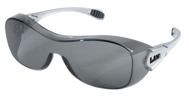 MCR Safety OG1 - Law® OTG Series - Over-the-Glass Safety Glasses - TPR Temple Inserts - Oversized Frame and Lens Fit Over Most Prescription Glasses