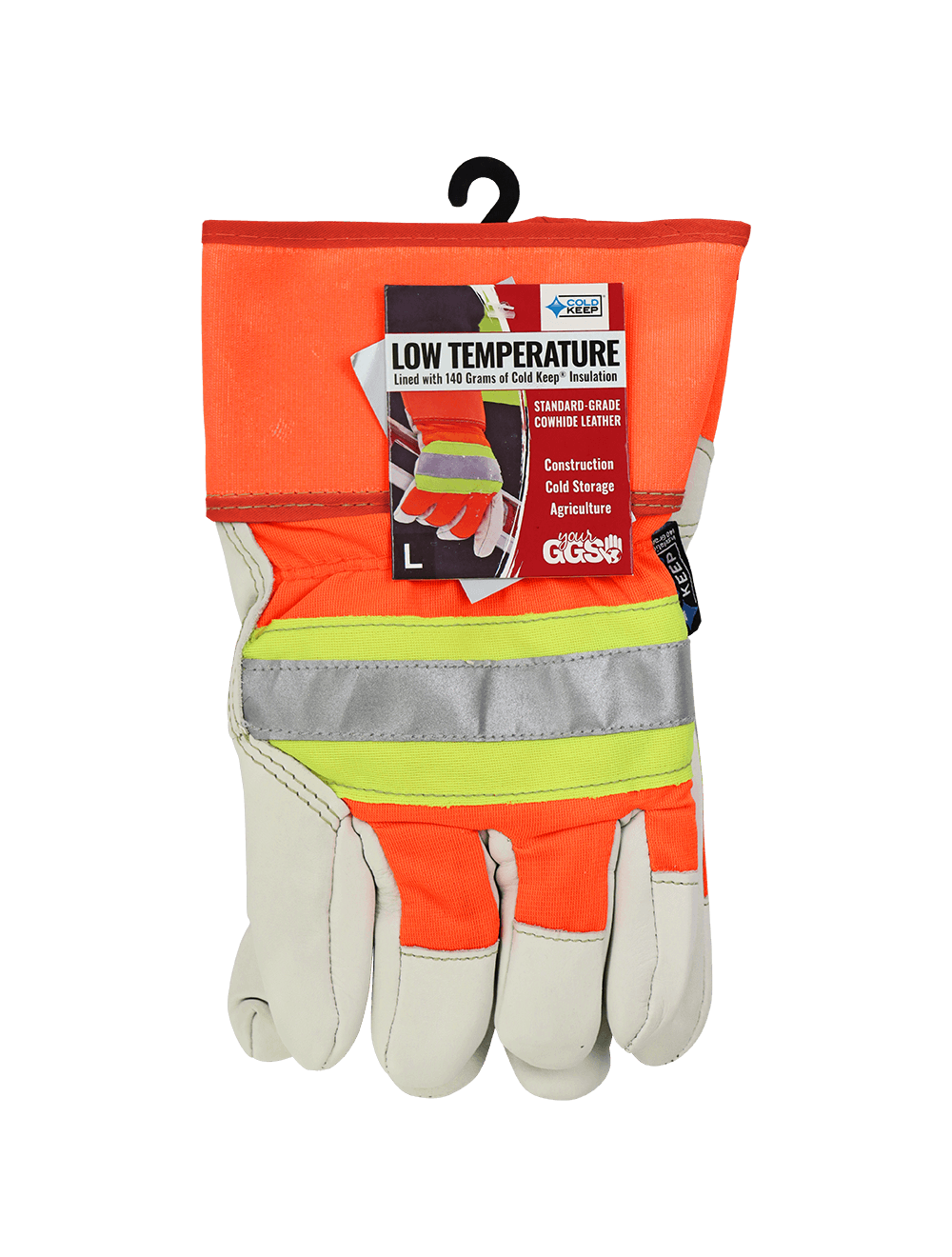 Global Glove - 2950HV - Leather Palm Gloves - insulated - green