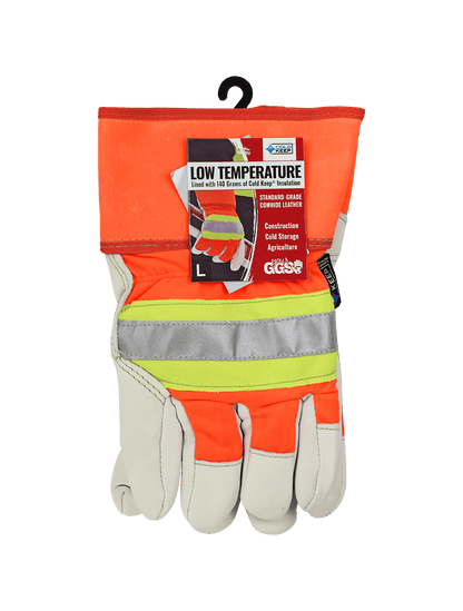 Global Glove - 2950HV - Leather Palm Gloves - insulated - green